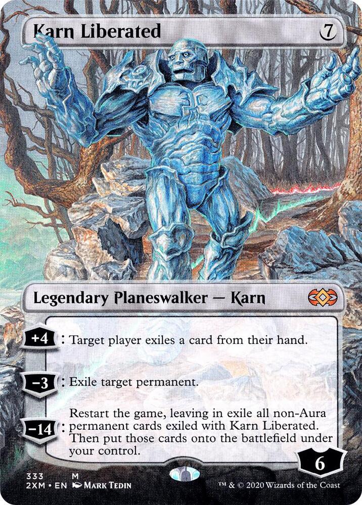 Karn Liberated 333/332 (Double Masters)  - Borderless Foil | Good Games Modbury