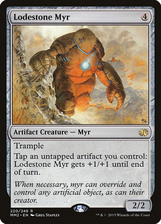 Lodestone Myr 220/249 (Modern Masters 2015)  | Good Games Modbury