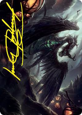 Beledros Witherbloom Art Card Gold Stamped Signature 57 (Art Series: Strixhaven)  | Good Games Modbury