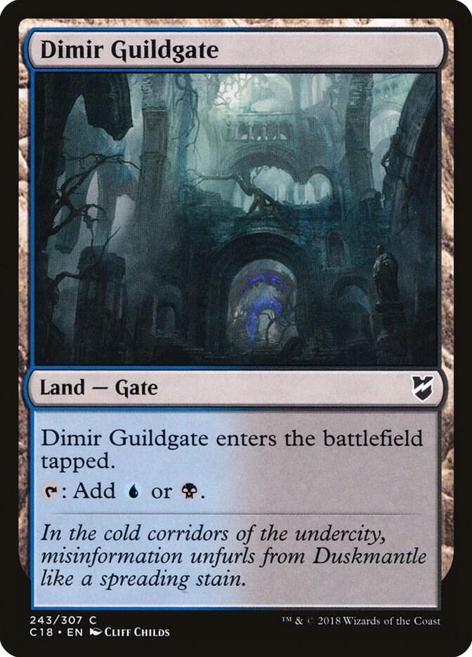 Dimir Guildgate 243/307 (Commander 2018)  | Good Games Modbury