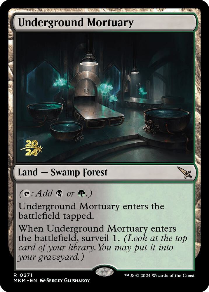 Underground Mortuary 271s/182 (Prerelease Cards)  - Foil | Good Games Modbury