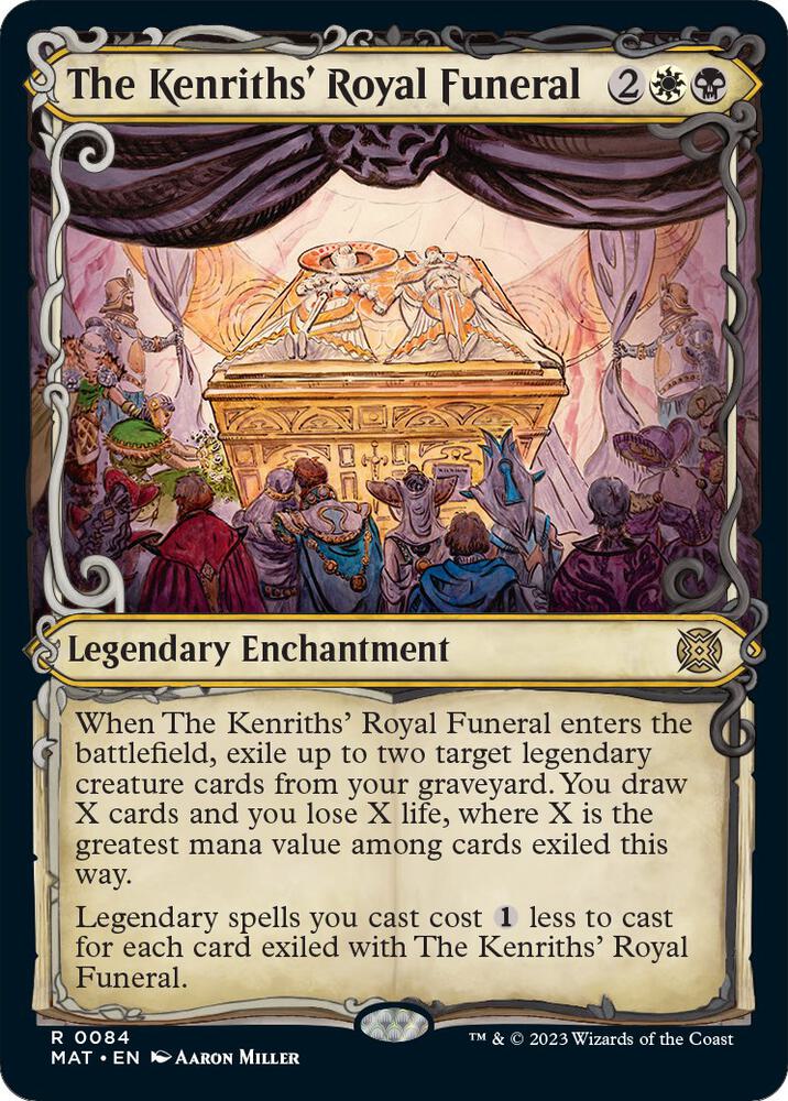 The Kenriths' Royal Funeral 84/50 (March of the Machine: The Aftermath)  - Showcase Foil | Good Games Modbury