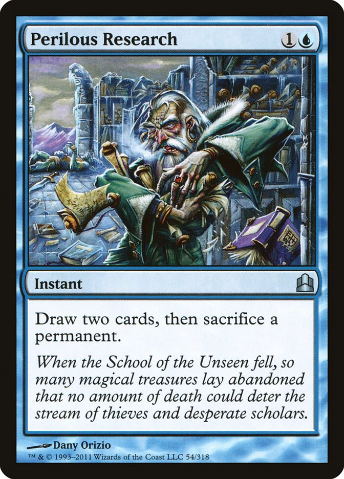 Perilous Research [Commander 2011] | Good Games Modbury