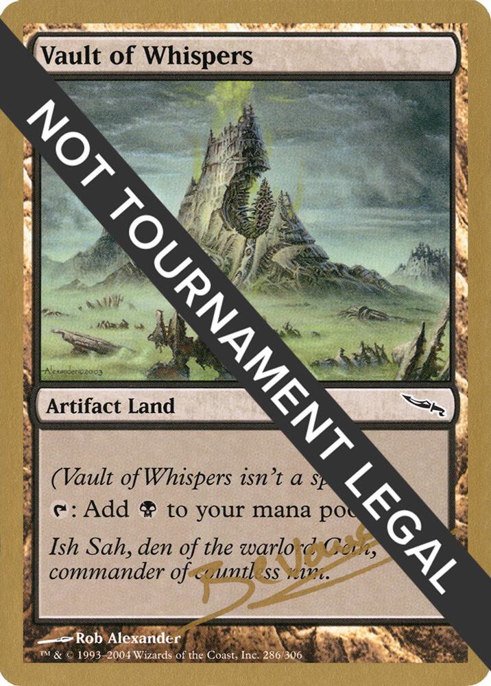 Vault of Whispers 2004 Manuel Bevand MRD mb286/103 (World Championship Decks)  | Good Games Modbury