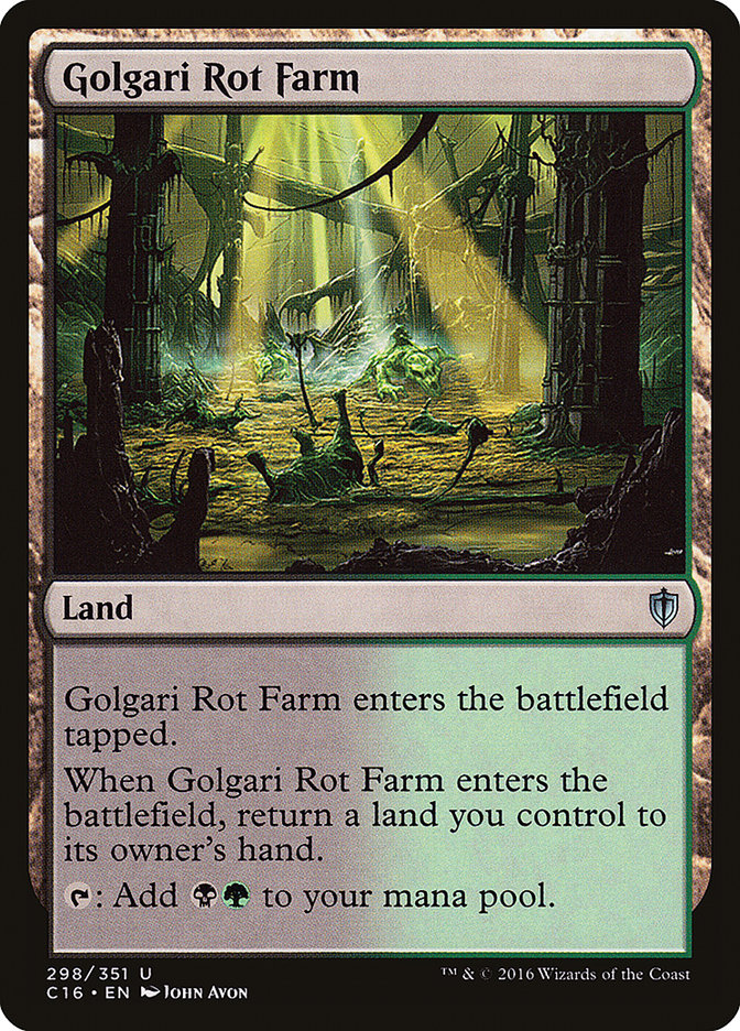 Golgari Rot Farm [Commander 2016] | Good Games Modbury