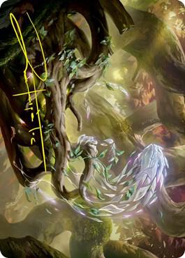 Emergent Sequence Art Card Gold Stamped Signature 17 (Art Series: Strixhaven)  | Good Games Modbury
