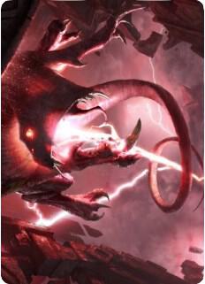 Thundering Rebuke Art Card 68 (Art Series: Zendikar Rising)  | Good Games Modbury