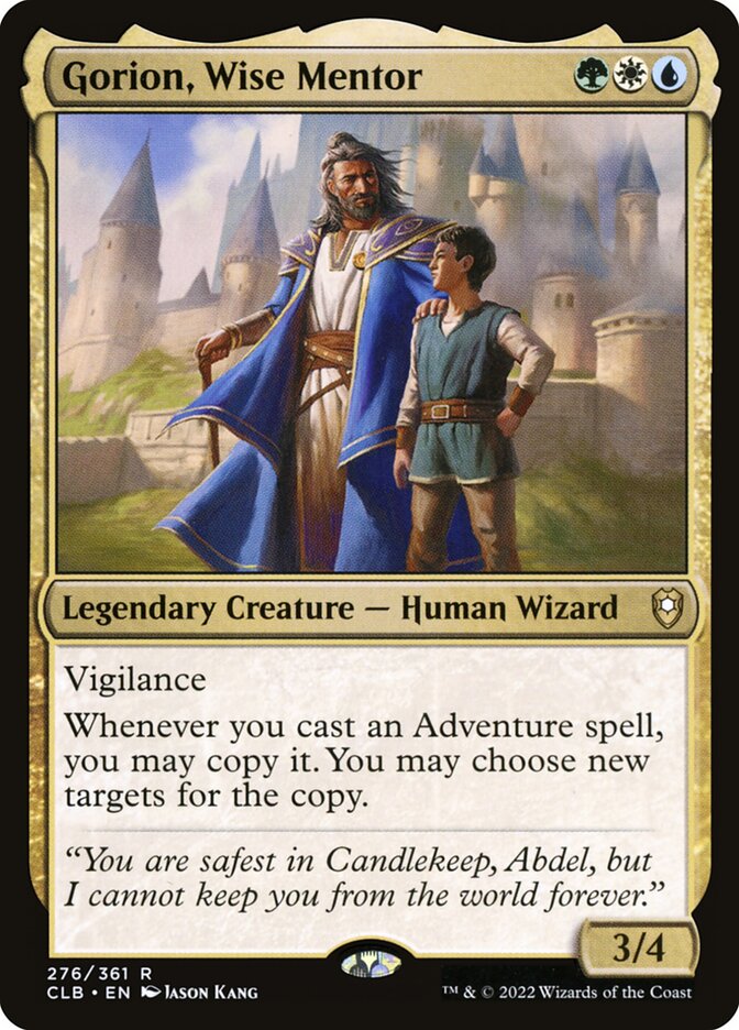 Gorion, Wise Mentor 276/361 (Commander Legends: Battle for Baldur's Gate)  - Foil | Good Games Modbury