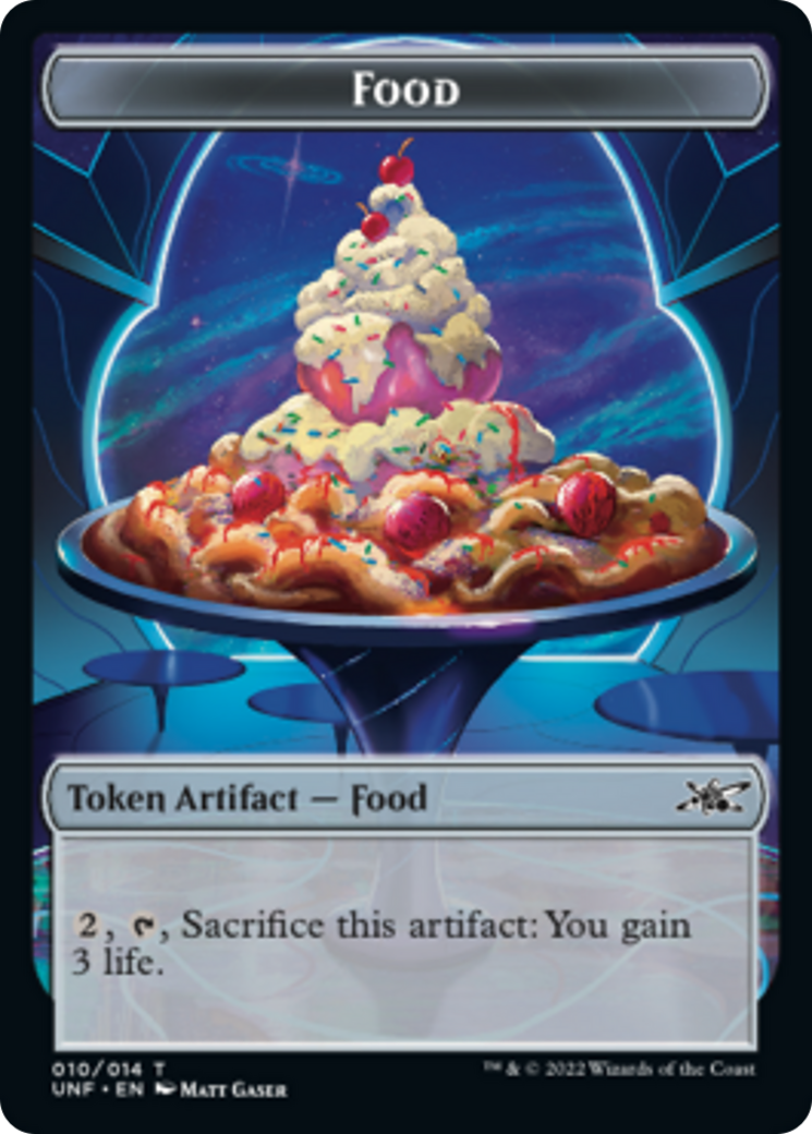 Clown Robot (003) // Food (010) Double-Sided Token [Unfinity Tokens] | Good Games Modbury