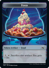 Clown Robot (003) // Food (010) Double-Sided Token [Unfinity Tokens] | Good Games Modbury