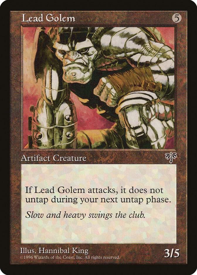 Lead Golem 306/350 (Mirage)  | Good Games Modbury