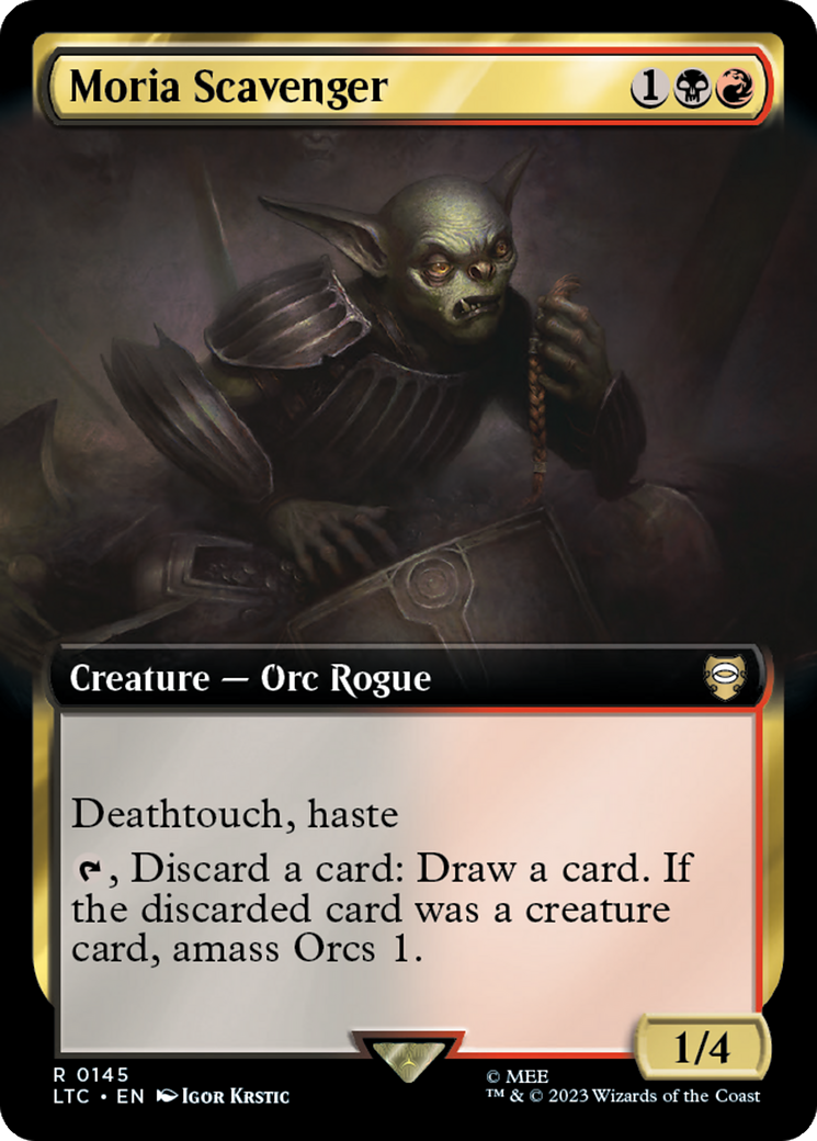 Moria Scavenger (Extended Art) [The Lord of the Rings: Tales of Middle-Earth Commander] | Good Games Modbury