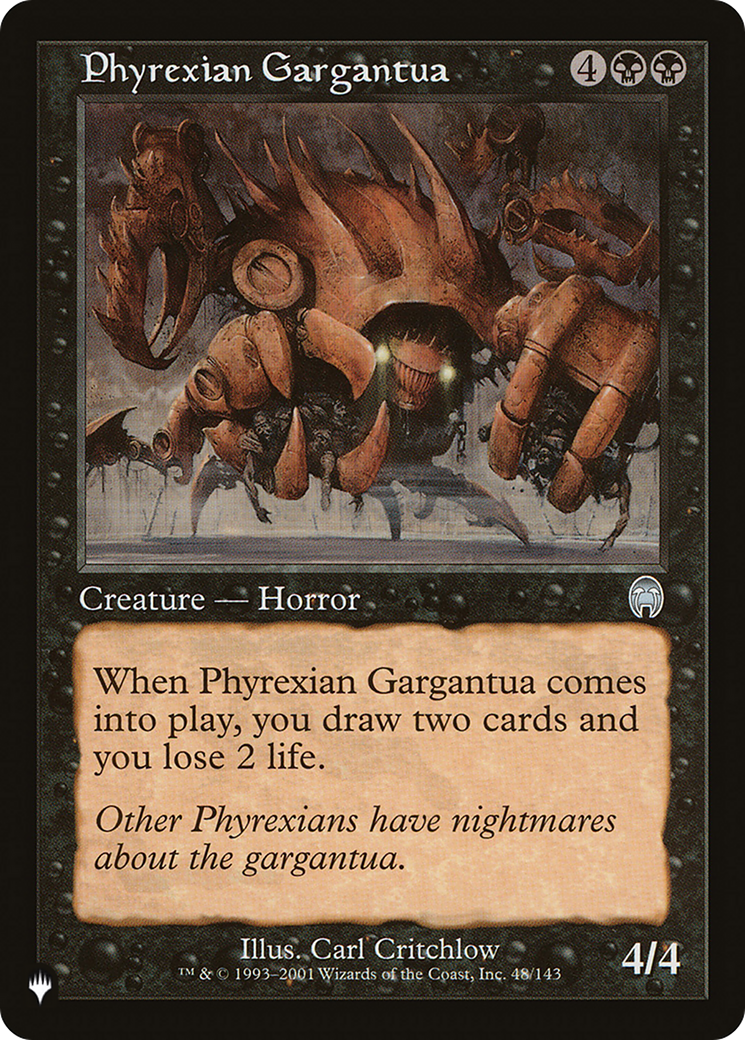 Phyrexian Gargantua [The List Reprints] | Good Games Modbury