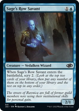 Sage's Row Savant [Jumpstart 2022] | Good Games Modbury