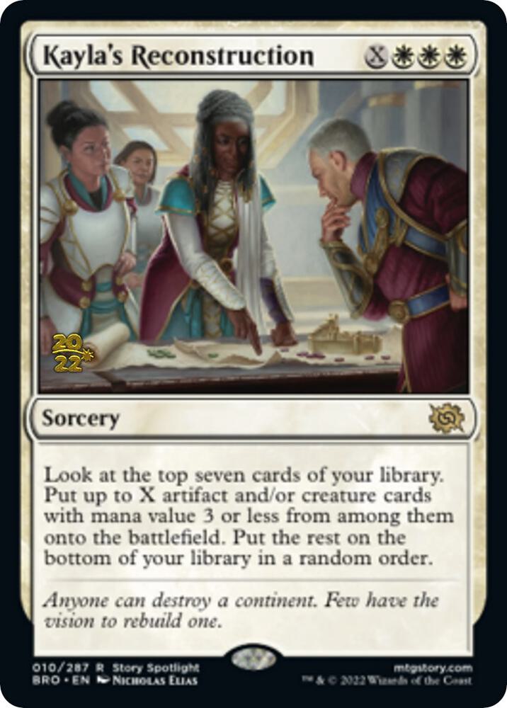 Kaylas Reconstruction 10s/169 (Prerelease Cards)  - Foil | Good Games Modbury