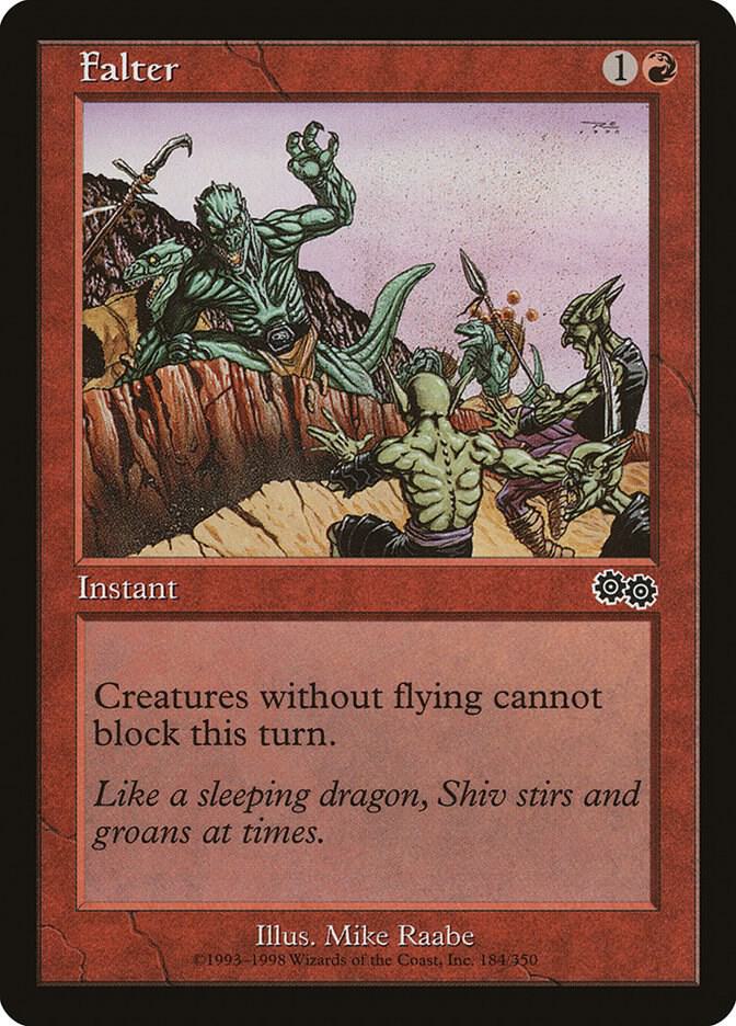 Falter 184/350 (Urza's Saga)  | Good Games Modbury