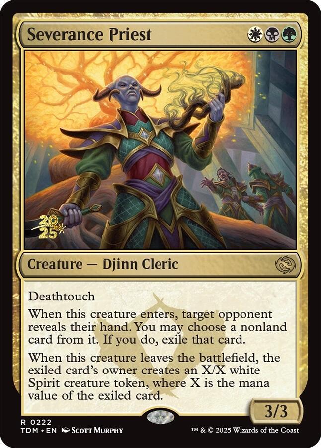 Severance Priest 222s/166 (Prerelease Cards)  - Foil | Good Games Modbury