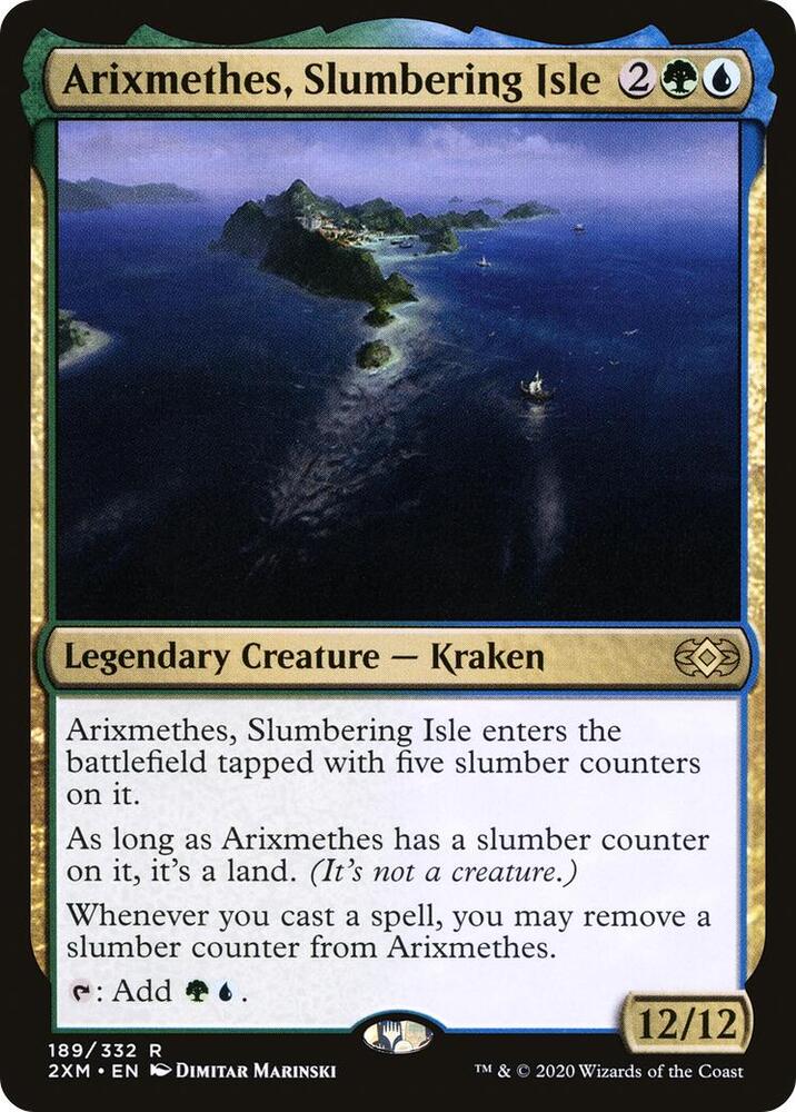 Arixmethes, Slumbering Isle 189/332 (Double Masters)  - Foil | Good Games Modbury