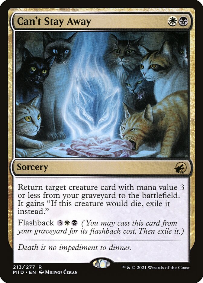 Can't Stay Away 213/277 (Innistrad: Midnight Hunt)  | Good Games Modbury