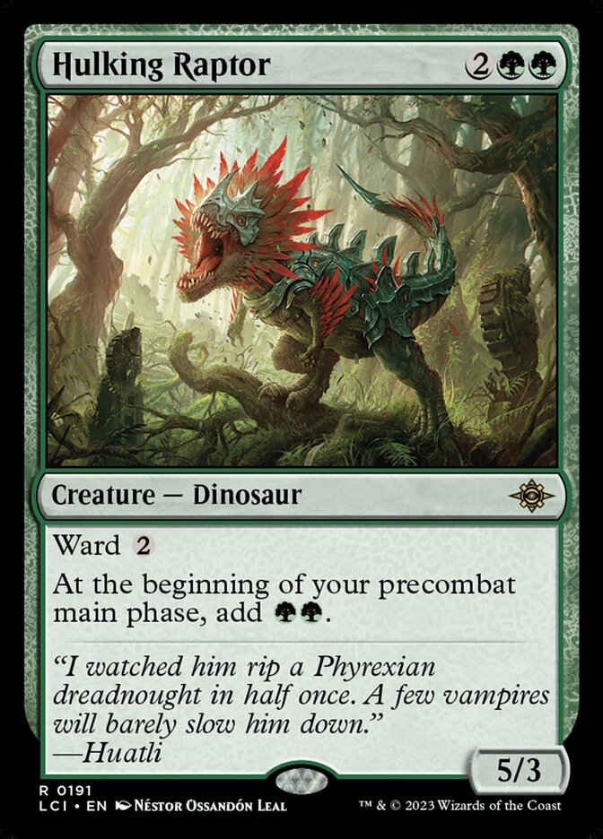 Hulking Raptor 191/291 (The Lost Caverns of Ixalan)  | Good Games Modbury