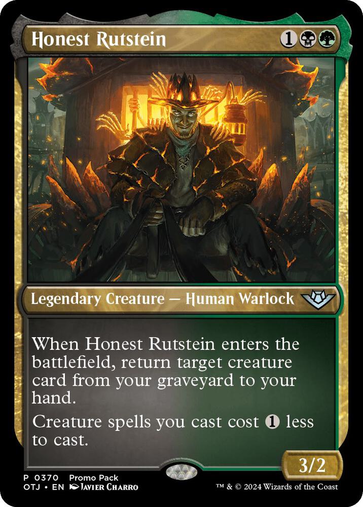 Honest Rutstein 370 (Promo Pack: Outlaws of Thunder Junction)  - Foil | Good Games Modbury