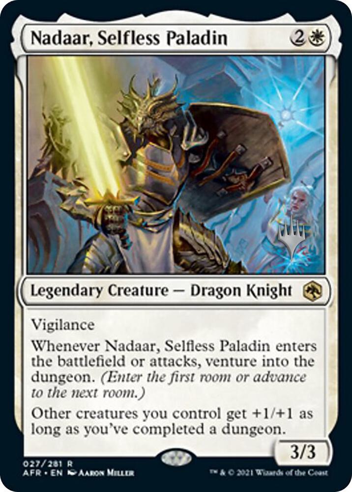 Nadaar Selfless Paladin 27 (Promo Pack: Adventures in the Forgotten Realms)  | Good Games Modbury