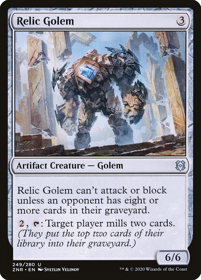 Relic Golem [Zendikar Rising] | Good Games Modbury