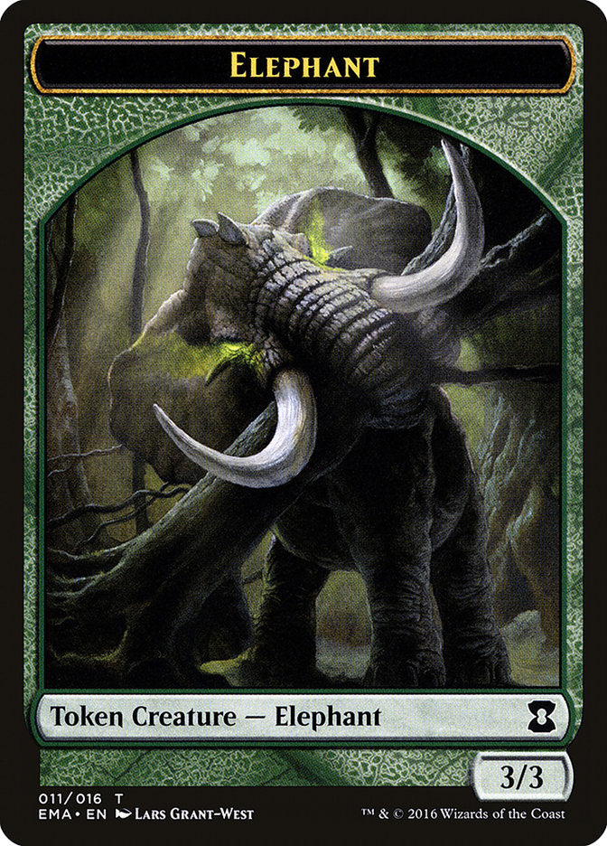 Elephant Token [Eternal Masters Tokens] | Good Games Modbury