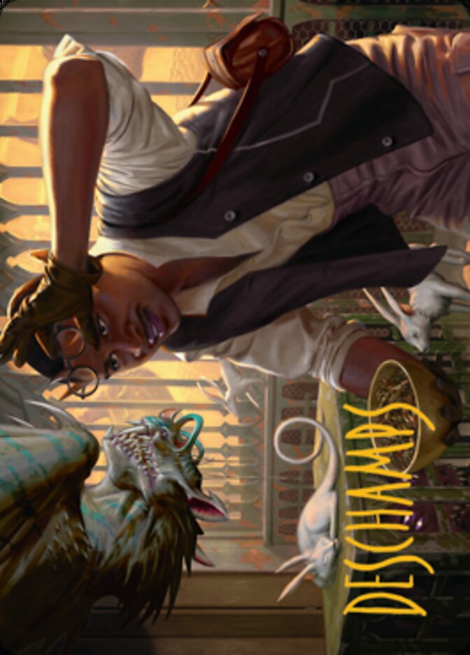 Bennie Bracks, Zoologist Art Card (Gold-Stamped Signature) [Streets of New Capenna Art Series] | Good Games Modbury