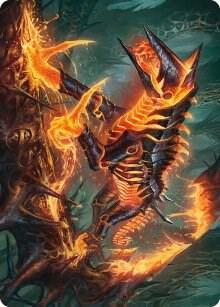 Kuldotha Cackler Art Card 32 (Art Series: Phyrexia: All Will Be One)  | Good Games Modbury
