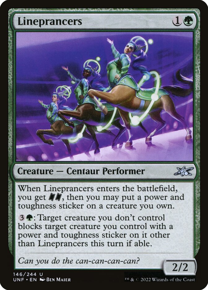 Lineprancers 146/244 (Unfinity)  | Good Games Modbury