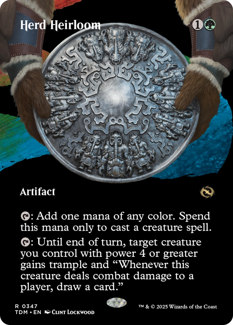 Herd Heirloom (Borderless) [Tarkir: Dragonstorm] | Good Games Modbury
