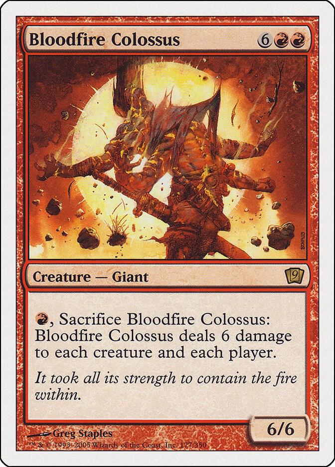 Bloodfire Colossus 177/350 (9th Edition)  | Good Games Modbury