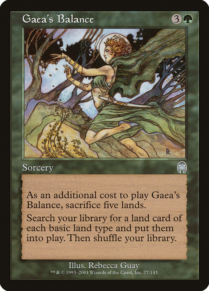 Gaea's Balance 77/143 (Apocalypse)  - Foil | Good Games Modbury