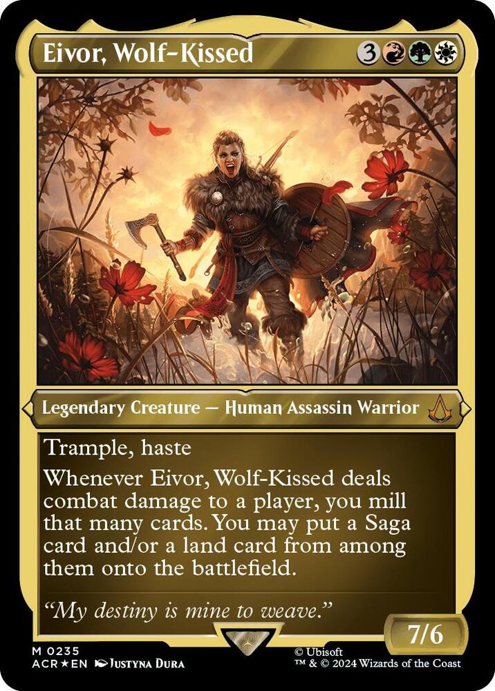 Eivor, Wolf-Kissed 235 (Universes Beyond: Assassin's Creed)  - Etched Foil | Good Games Modbury