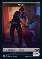 Cat // Rogue Double-Sided Token [Streets of New Capenna Tokens] | Good Games Modbury