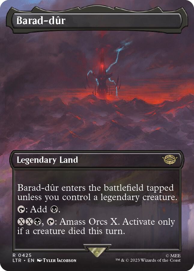 Barad-dûr 425/281 (Universes Beyond: The Lord of the Rings: Tales of Middle-earth)  - Borderless | Good Games Modbury