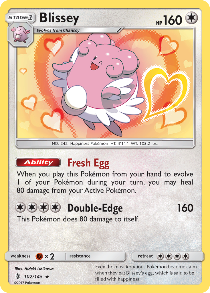 Blissey (102/145) [Sun & Moon: Guardians Rising] | Good Games Modbury