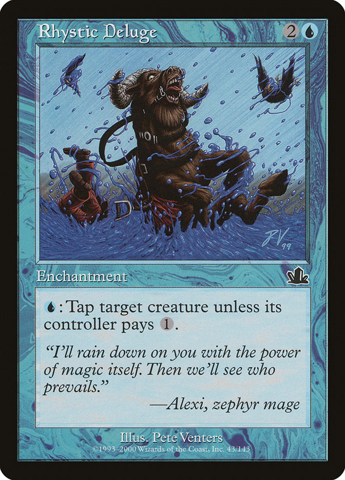 Rhystic Deluge 43/143 (Prophecy)  - Foil | Good Games Modbury