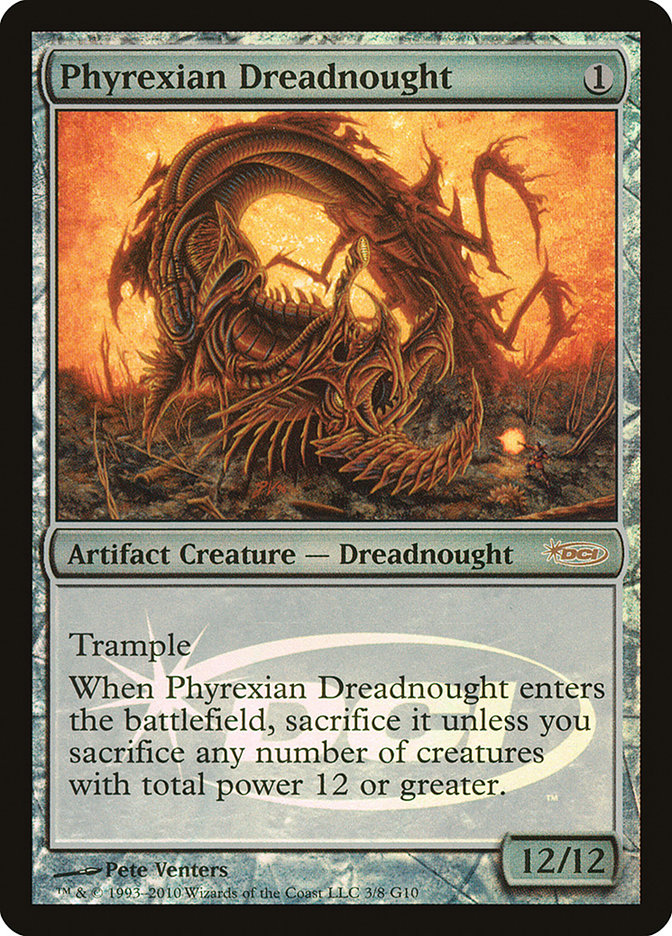 Phyrexian Dreadnought [Judge Gift Cards 2010] | Good Games Modbury