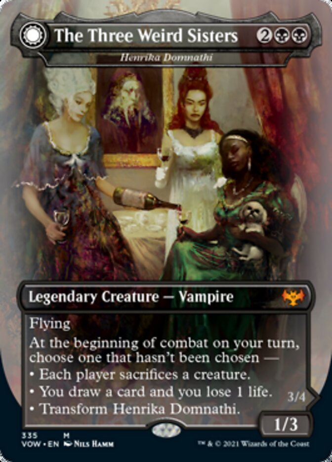 Henrika Domnathi // Henrika, Infernal Seer - The Three Weird Sisters // Fiends of Darkest Night [Innistrad: Crimson Vow] | Good Games Modbury