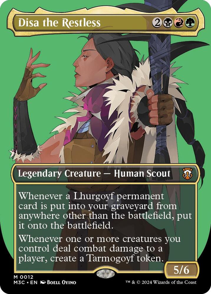 Disa the Restless 12/411 (Commander: Modern Horizons 3)  - Borderless Foil | Good Games Modbury
