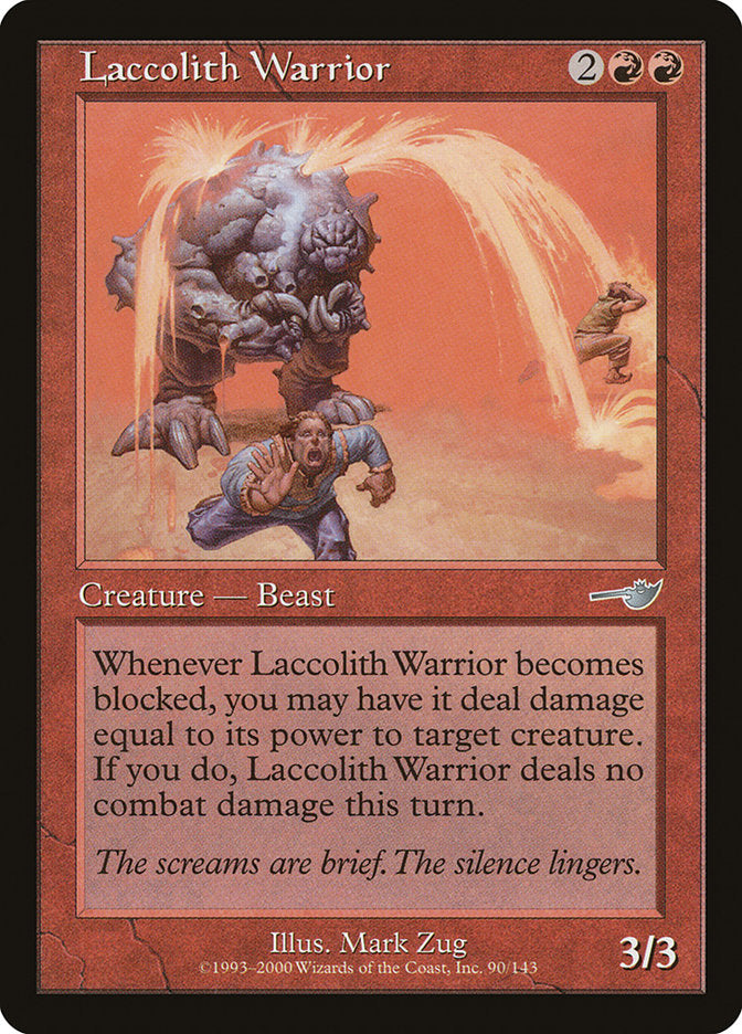 Laccolith Warrior 90/143 (Nemesis)  | Good Games Modbury