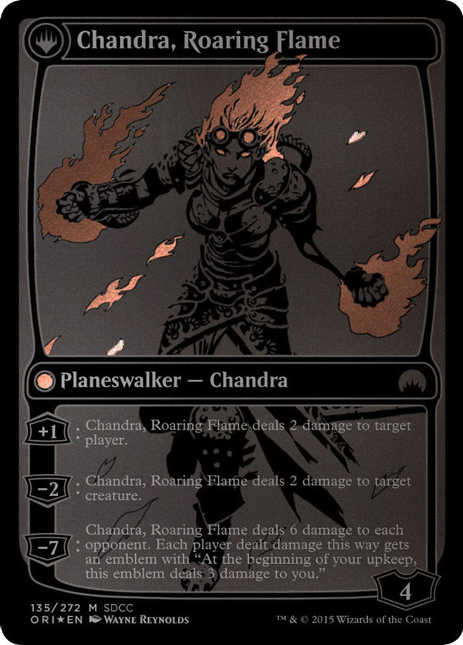Chandra, Fire of Kaladesh // Chandra, Roaring Flame [San Diego Comic-Con 2015] | Good Games Modbury