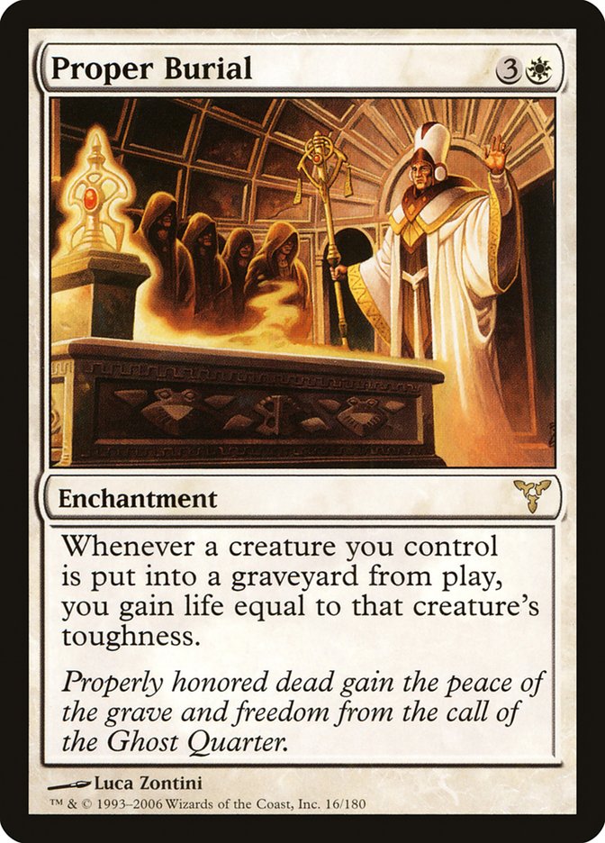 Proper Burial 16/180 (Dissension)  - Foil | Good Games Modbury