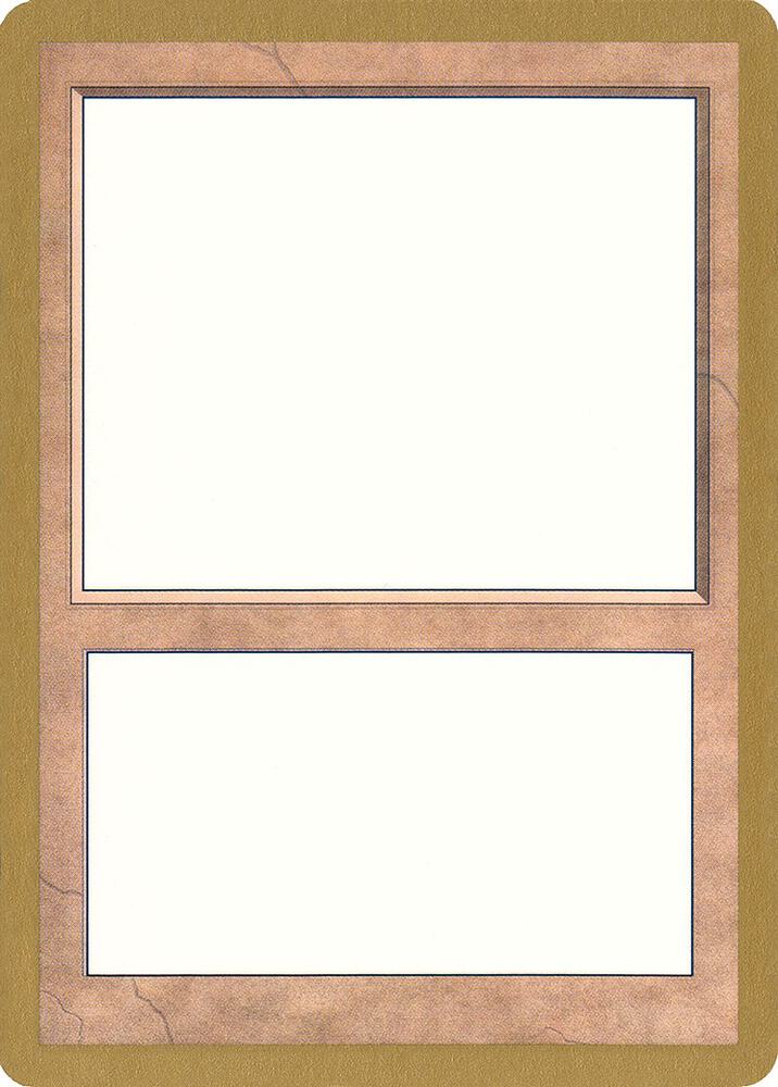 1998 World Championship Blank Card  (World Championship Decks)  | Good Games Modbury