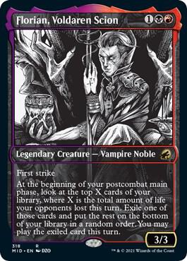 Florian Voldaren Scion Showcase 318 (Innistrad: Midnight Hunt)  | Good Games Modbury