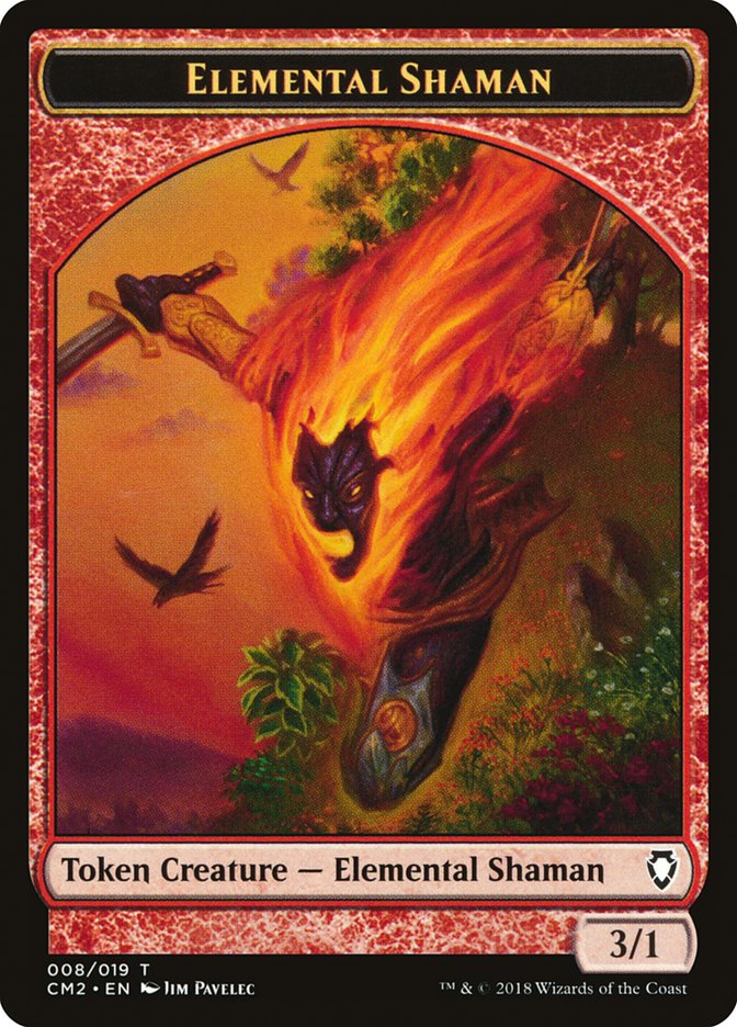 Elemental Shaman Token [Commander Anthology Volume II Tokens] | Good Games Modbury