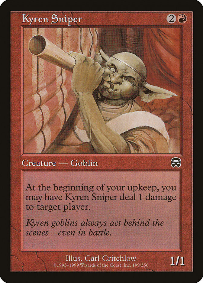 Kyren Sniper [Mercadian Masques] | Good Games Modbury