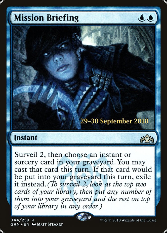 Mission Briefing [Guilds of Ravnica Prerelease Promos] | Good Games Modbury